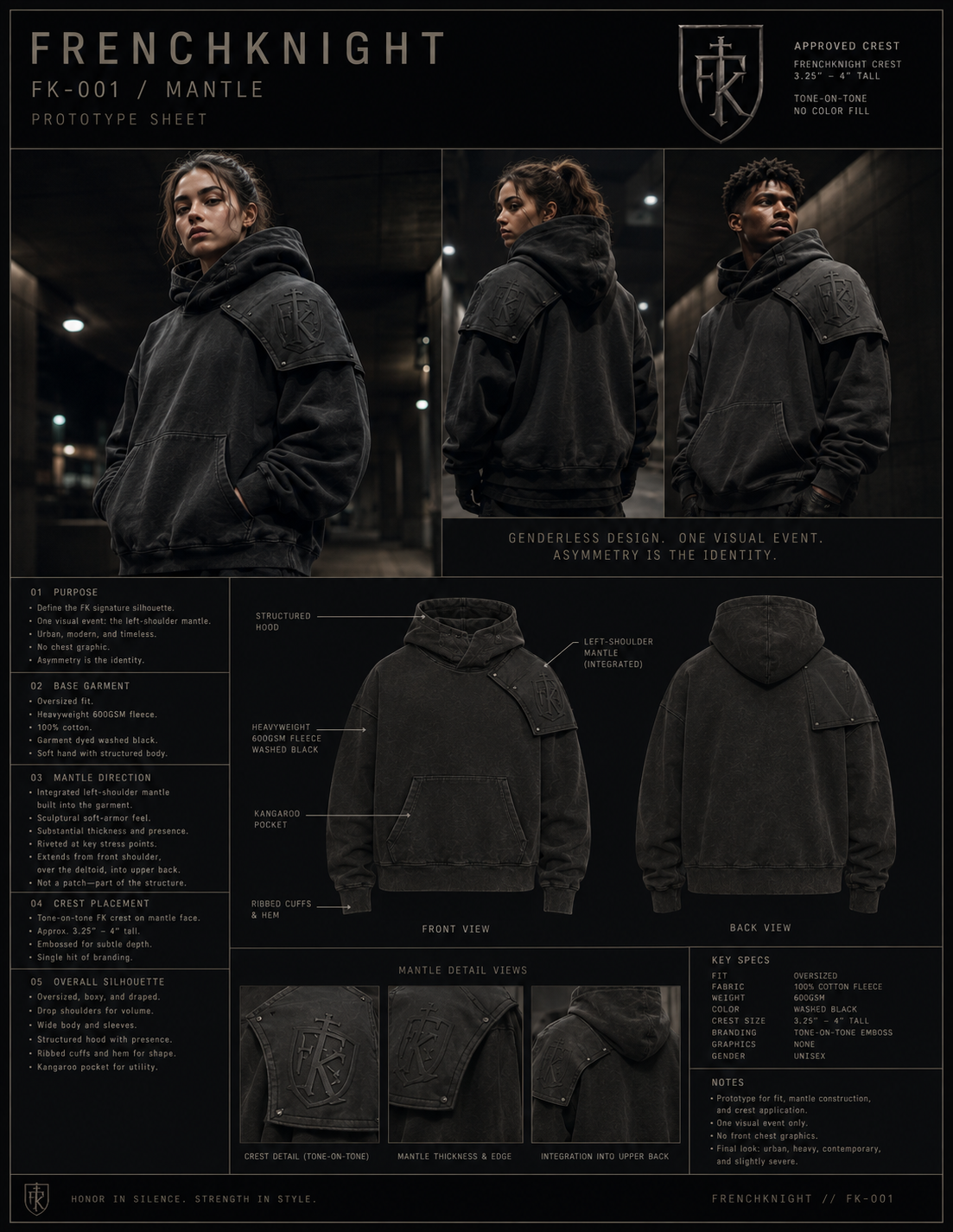 FK-001 — MANTLE was defined as FrenchKnight’s first product.